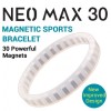 Neo Max 30 Glacier White Magnetic Sports Bracelet