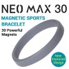 Neo Max 30 Smokey Grey Magnetic Sports Bracelet
