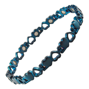 Blue T36 Titanium Magnetic Bracelet