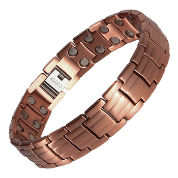 Men Copper link high power magnetic bracelet CBM597 