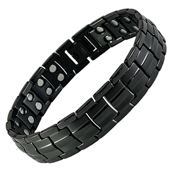 Titanium B007 Black Gunmetal Magnetic Bracelet