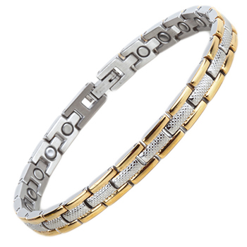 S41 Two Tone Magnetic Bracelet