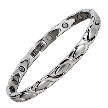 T2 Silver Titanium Magnetic Bracelet