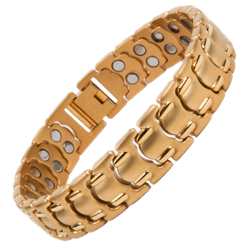 Titanium Gold Magnetic Bracelet